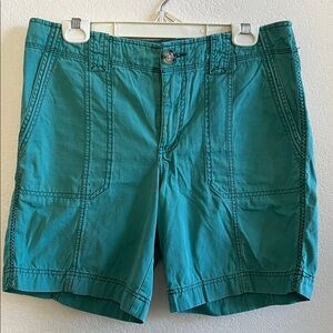 Eddie Bauer Teal Utility Cargo Shorts